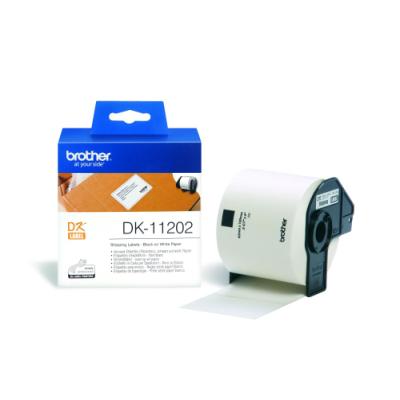 BROTHER papírové štítky DK-11202/ QL/ poštovní štítky/ 300ks/ 62 x 100mm