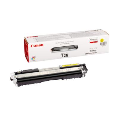 Canon originální toner CRG-729Y/ LBP-7010/ LBP-7018/ 1000 stran/ Žlutý