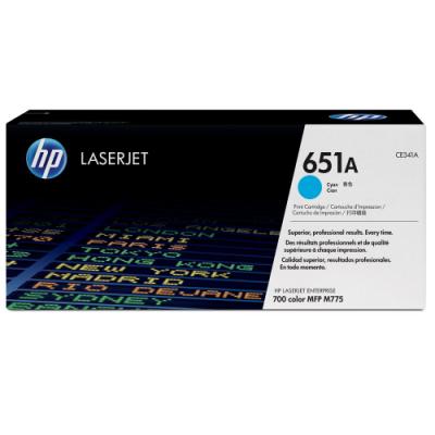 HP tisková kazeta azurová CE341A originál
