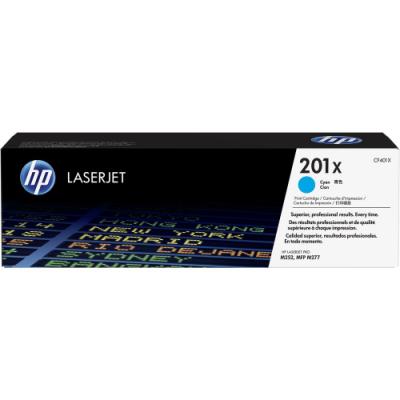 HP tisková kazeta 201X azurová CF401X originál