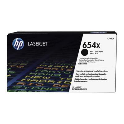 HP tisková kazeta 654X černá originál, CF330X
