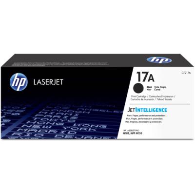 HP tonerová kazeta 17A černá originál, CF217A