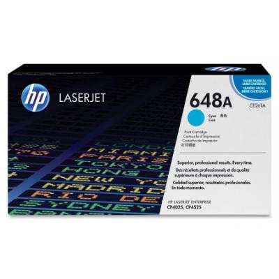 HP tisková kazeta azurová, CE261A originál