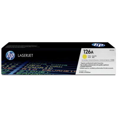 HP žlutá tisková kazeta CE312A originál