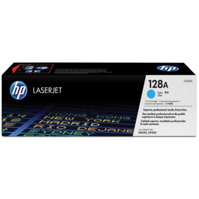 HP azurová tisková kazeta CE321A originál