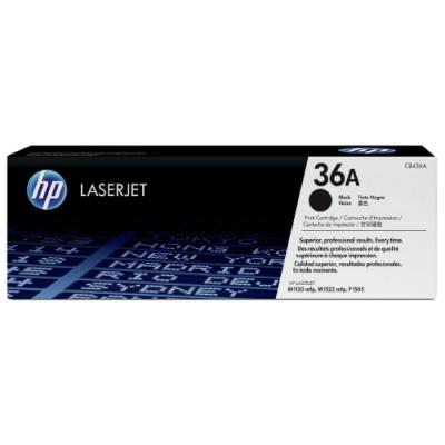 HP černý toner pro LJ P1505, aQ 2000 str. CB436A originál