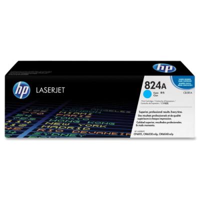 HP tisková kazeta  azurová CB381A originál