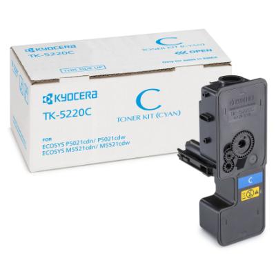Kyocera toner TK-5220C/ 1 200 A4/ azurový/ pro M5521cdn/ cdw, P5021cdn/cdw