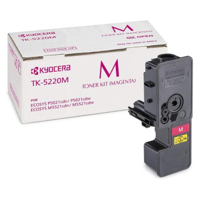 Kyocera toner TK-5220M/ 1 200 A4/ purpurový/ pro M5521cdn/ cdw, P5021cdn/cdw