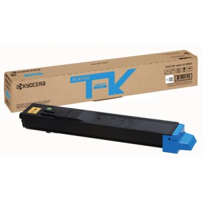 Kyocera toner TK-8115C/ 6 000 A4/ azurový/ pro ECOSYS M8124cidn, M8130cidn