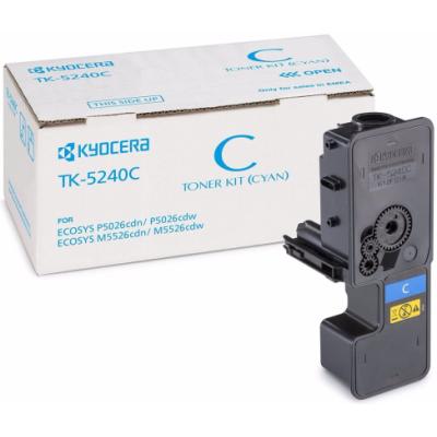 Kyocera toner TK-5240C/M5526cdn;cdw, P5026cdn;cdw/ 3 000 stran/ azurový
