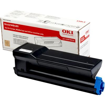 OKI originál tonerová kazeta 43979216/ B440/ MB480/ 12 000/ Černá