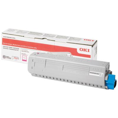 OKI originál tonerová kazeta / C824 / C834 / C844/ 5000 stran/ purpurová