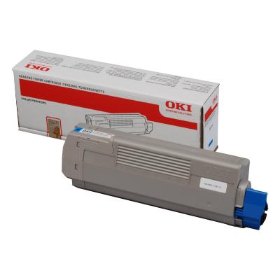 OKI originál tonerová kazeta 44315307/ C610/ 6000 stran/ azurová
