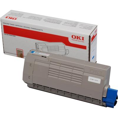OKI originál tonerová kazeta 44318607/ C710/ C711/ 11 500 stran/ azurová