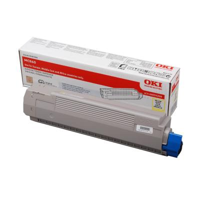 OKI originál tonerová kazeta 44059209/ MC860/ 10 000 stran/ Žlutá