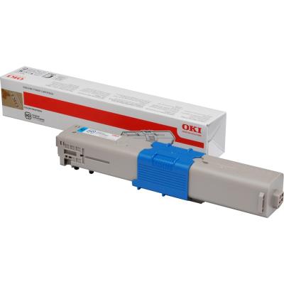 OKI originál tonerová kazeta 44973535/ C301/ C321/ 1 500 stran/ azurový