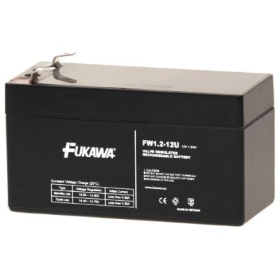 FUKAWA olověná baterie FW 1,2-12 U do APC/ AEG/ EATON/ Powerware/ 12V/ 1,2Ah/ životnost 5 let/ Faston F1-4,7mm