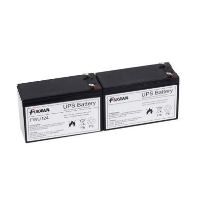FUKAWA olověná baterie FWU124 do UPS APC/ výměnná sada za RBC124