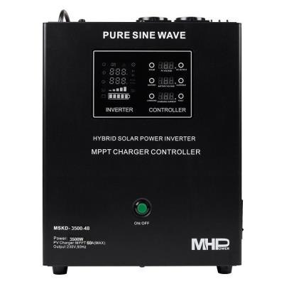 MHPower záložní zdroj MHPower MSKD-3500-48, UPS, 3500W, čistý sinus, 48V, solární regulátor MPPT